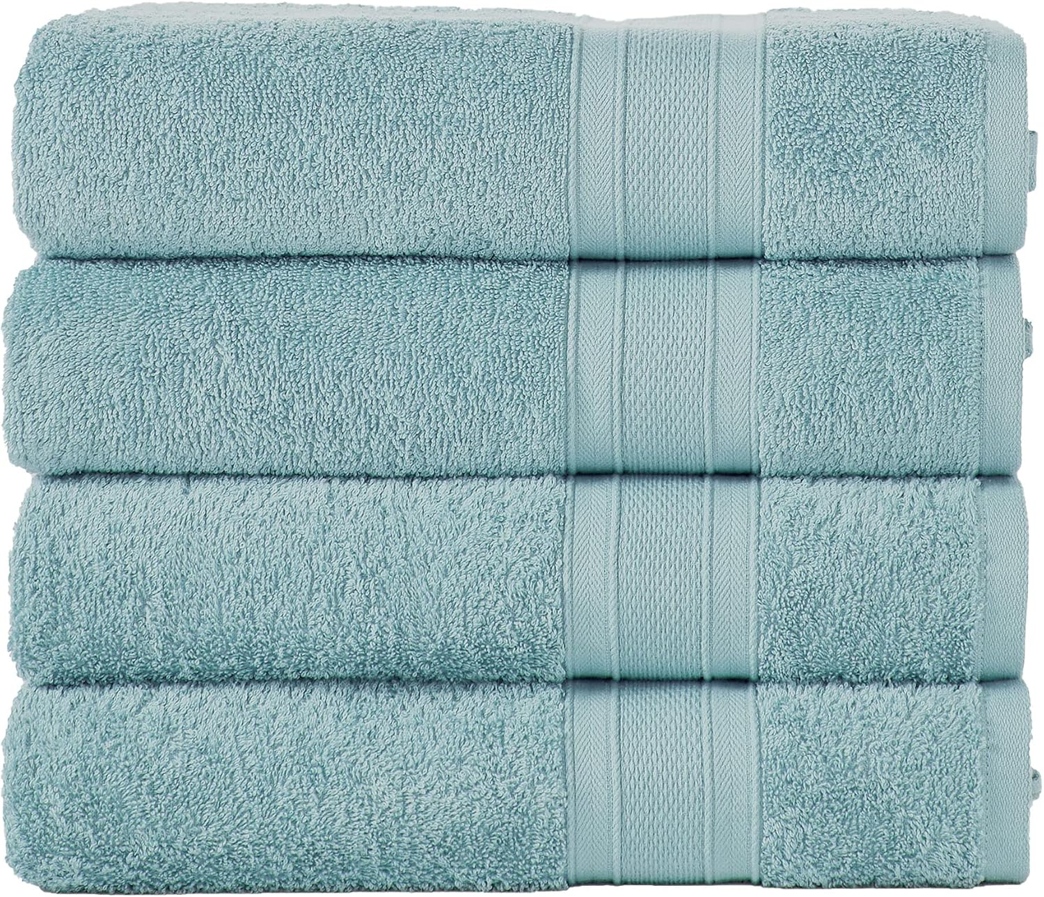 TRIDENT Bath Towel, 4 Piece Bathroom Towel, 100 Cotton, Highly
