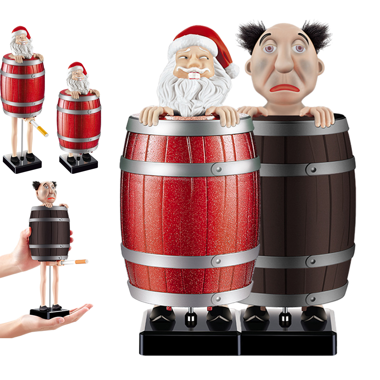 Amazon.com: NUXMAW Funny Santa Cigarette Dispenser, Christmas Prank Santa  Claus Cigarette Dispenser, Perfect Gag Gift for Christmas Party, Home Decor  (2A) : Health & Household