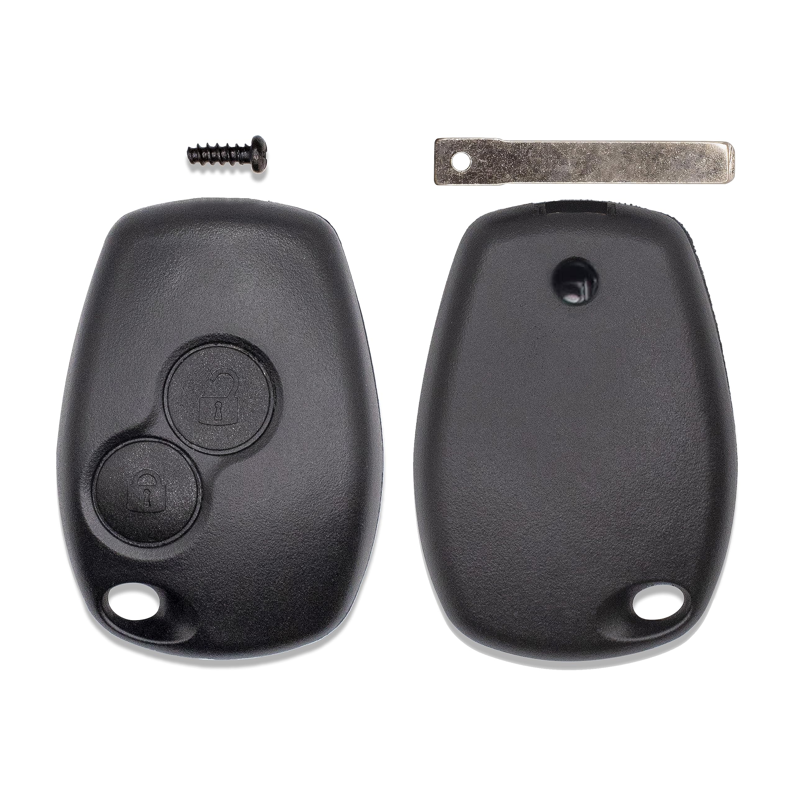 Renault Clio Modus Twingo Kangoo Wind Guscio Chiave 2 Tasti Telecomando Cover Ricambio Lama
