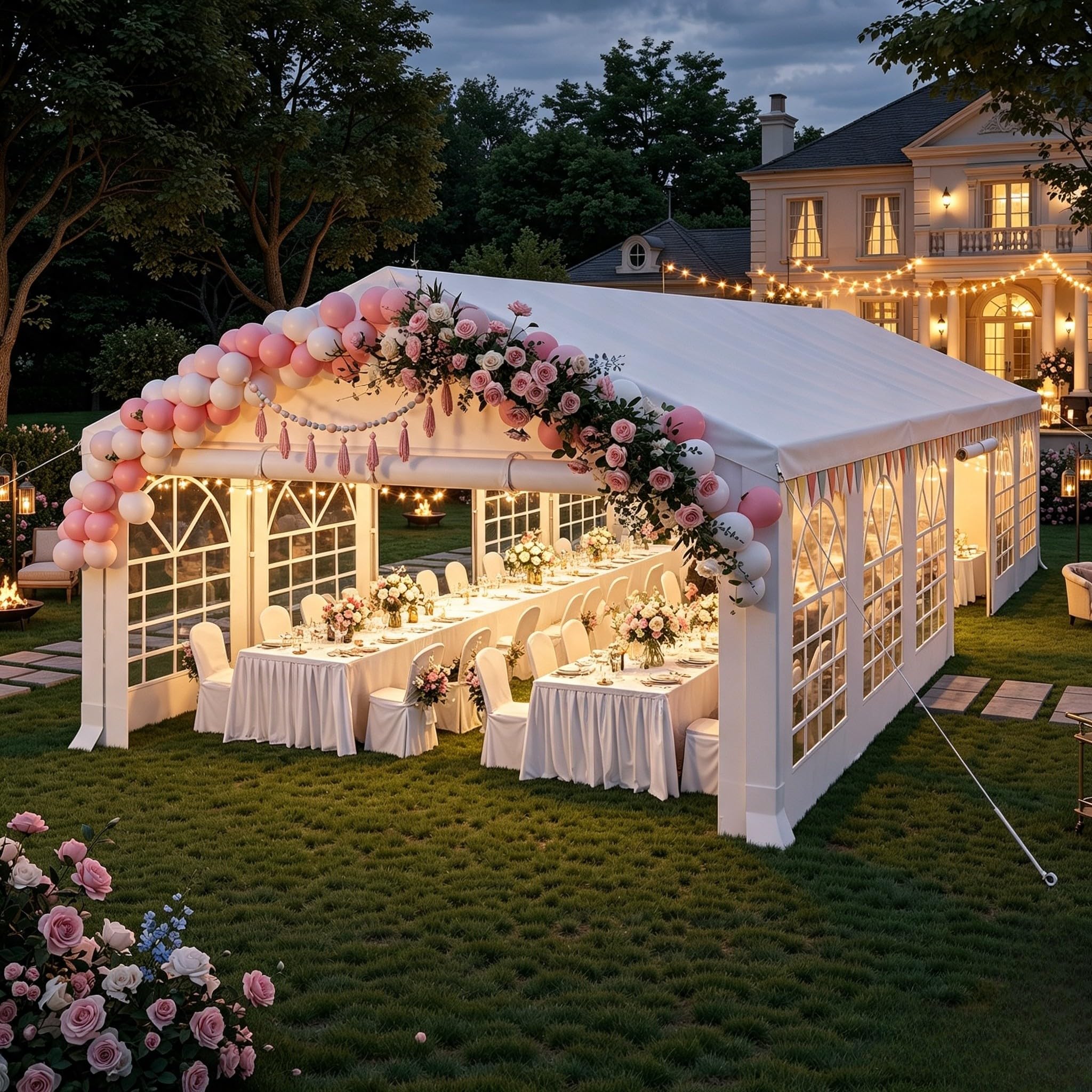 Photo 1 of YITAHOME 20x40 FT Party Tent White