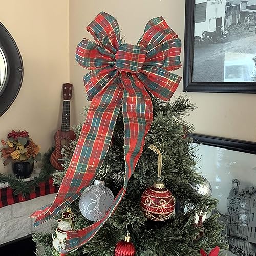 Miniatura 172 de Lazo de corona de cinta de arpillera natural, 10 pulgadas de ancho, colas largas de 18 pulgadas, granja, Pascua, otoño, invierno, Acción de Gracias