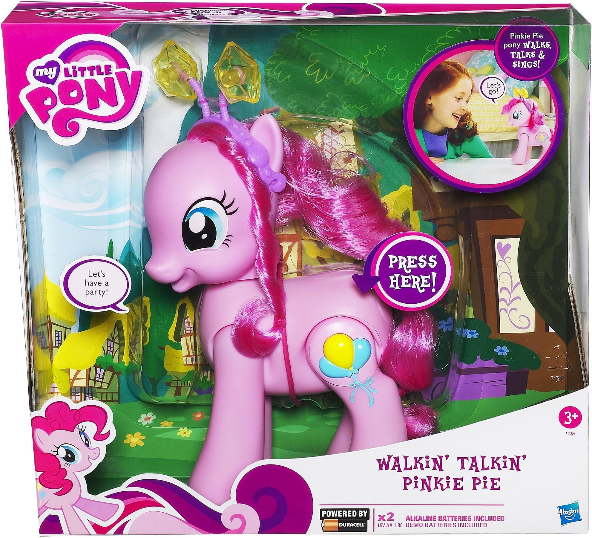 My Little Pony Walkin' Talkin' Pinkie Pie Pony. by Hasbro