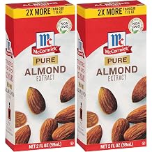 McCormick Pure Almond Extract, 2 fl oz Pack of 2