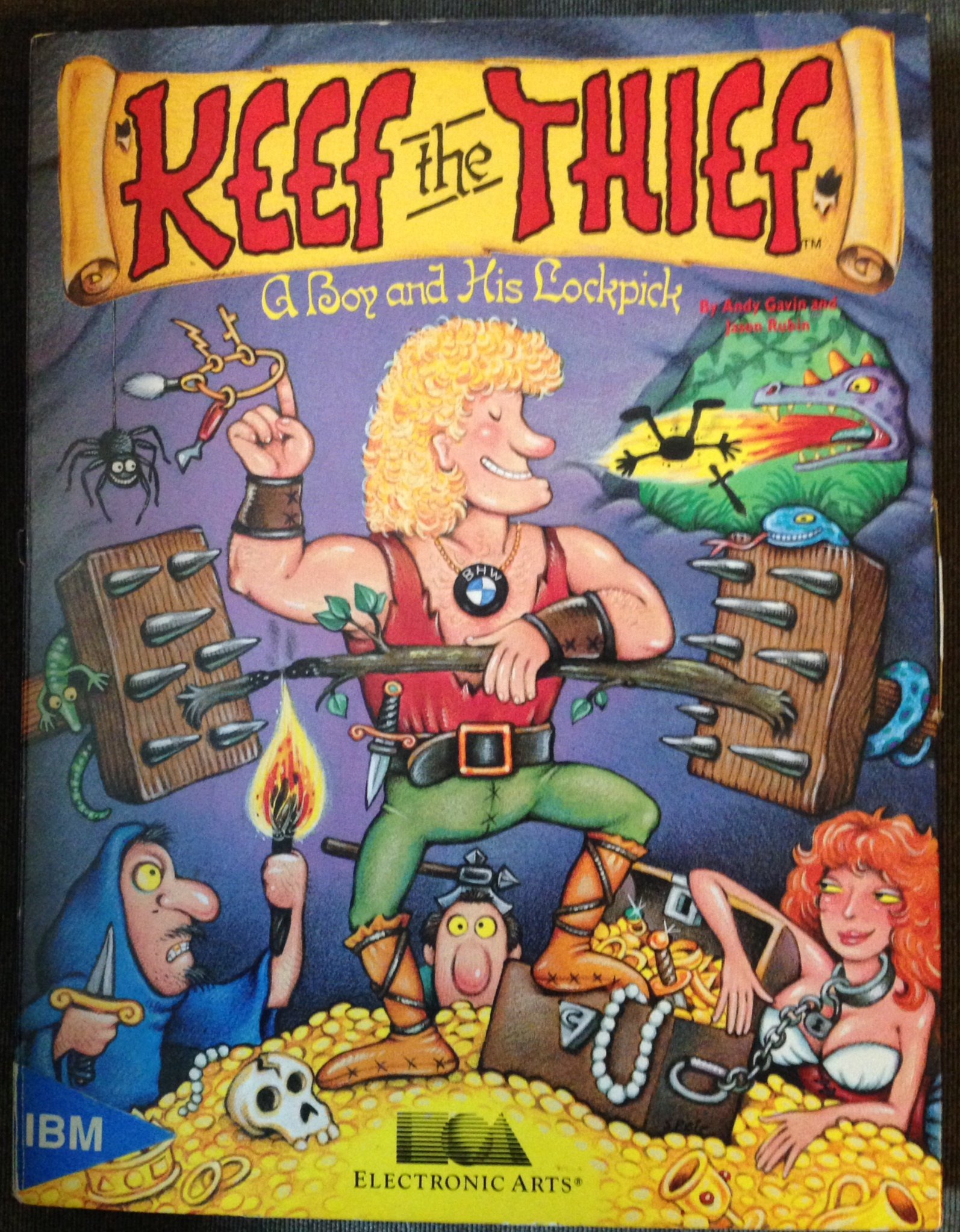 KEEF THE THIEF: A BOY AND HIS LOCKPICK (NOT ON CD-ROM!) (5.25 INCH FLOPPY DISC)