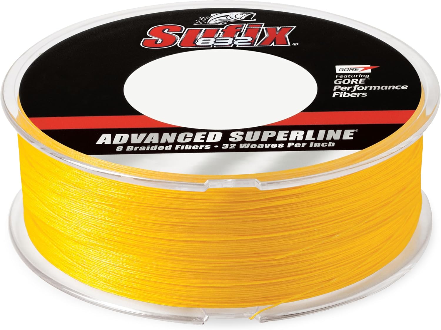 Sufix 832 Braid 80 lb Hi-Vis Yellow - 600 Yds