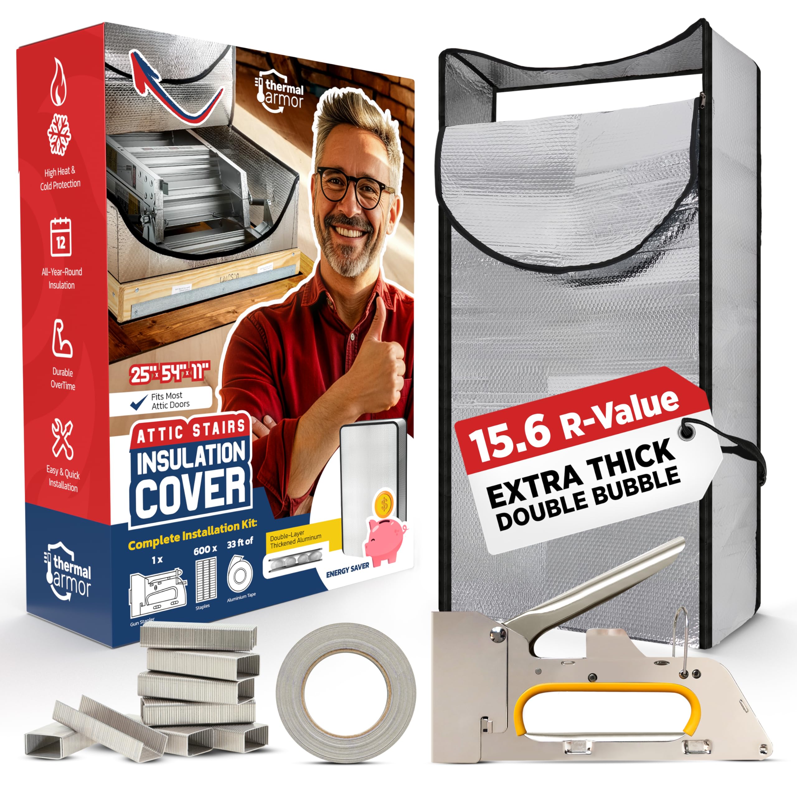 Thermal Armor Attic Stairs Cover