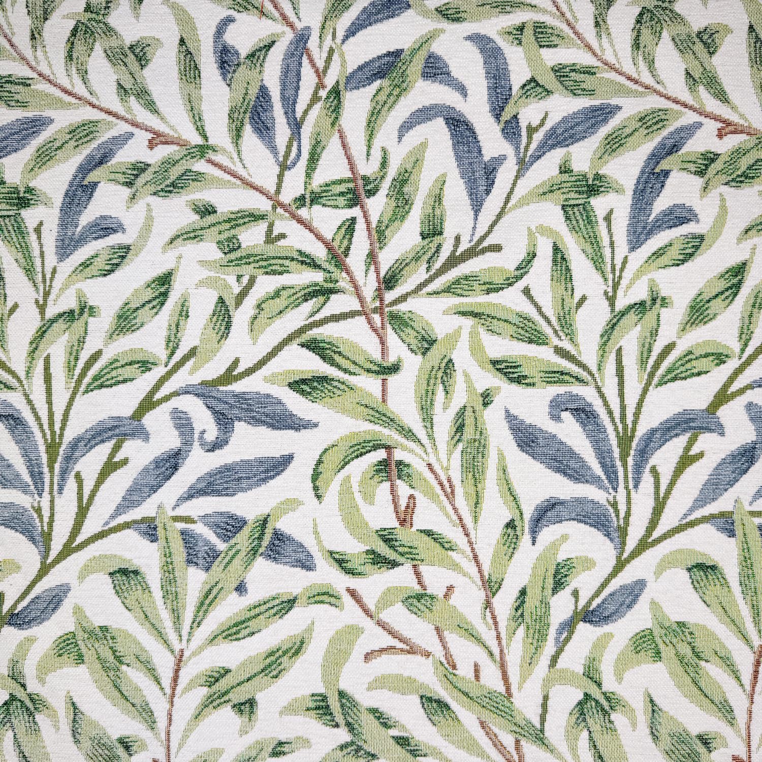Glamour Secrets Green Soft Tapestry Fabric - William Morris Willow Bough Garden Design Upholstery Curtain Cushion Fabric Material