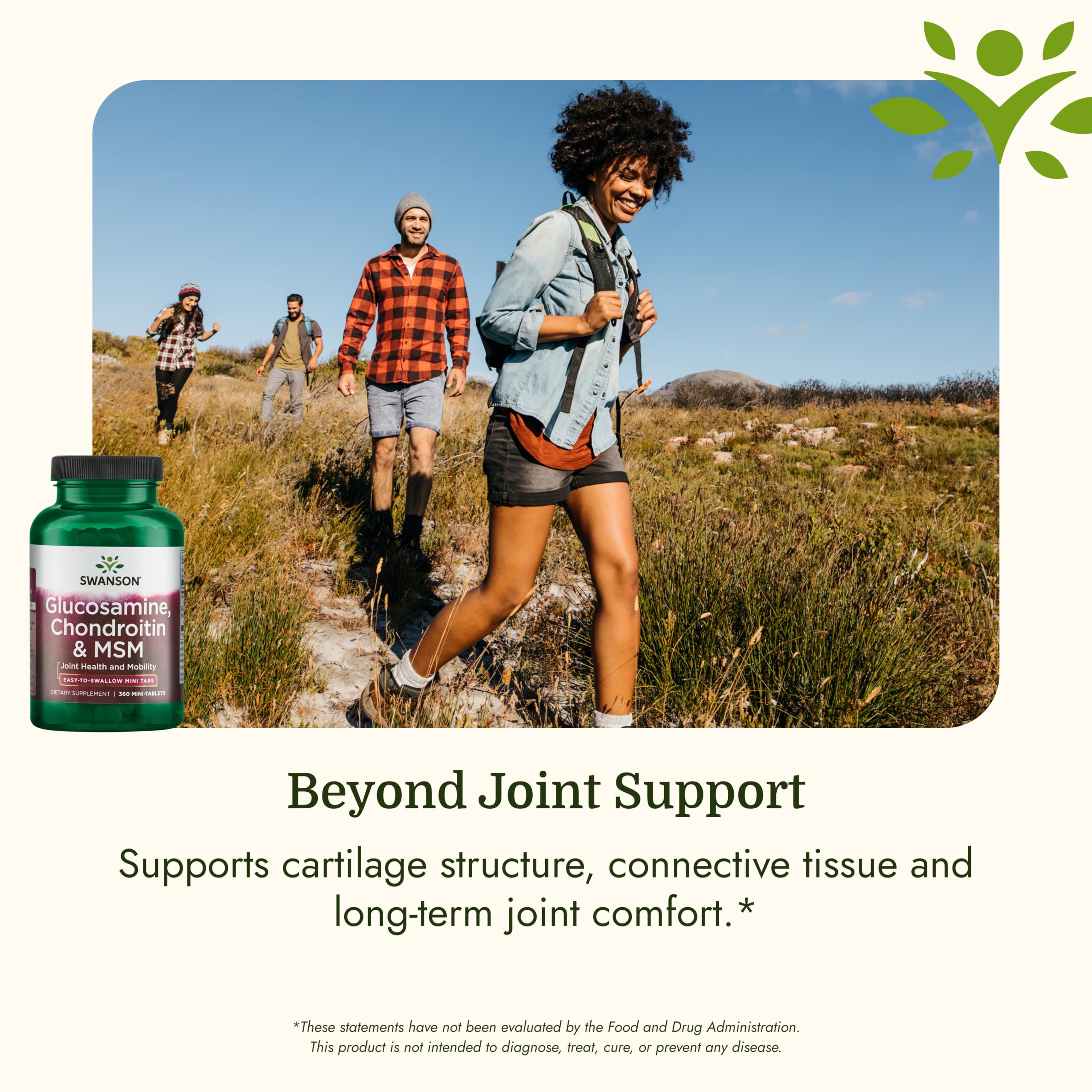 Swanson Glucosamine, Chondroitin & MSM, 360 Mini-Tablets — Amazon image 5
