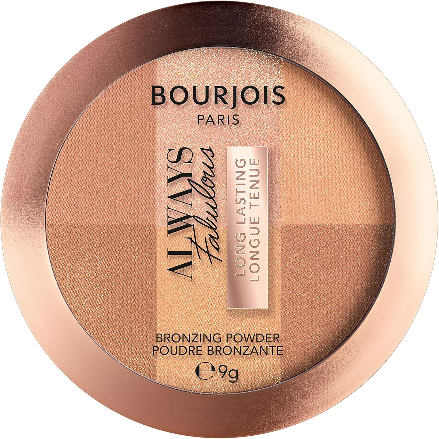 Bourjois Always Fabulous Bronzing Powder, Bronceador, Tono 1 - 9g