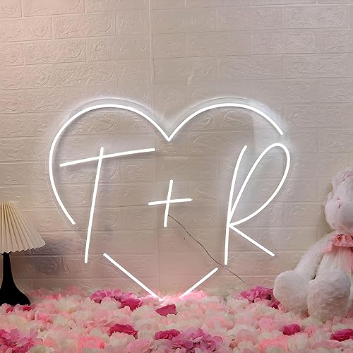 Vista 11 de Letrero de neón personalizado para decoración de pared, letrero de neón con nombre Fmaily personalizable para bodas, eventos de fiesta familiar