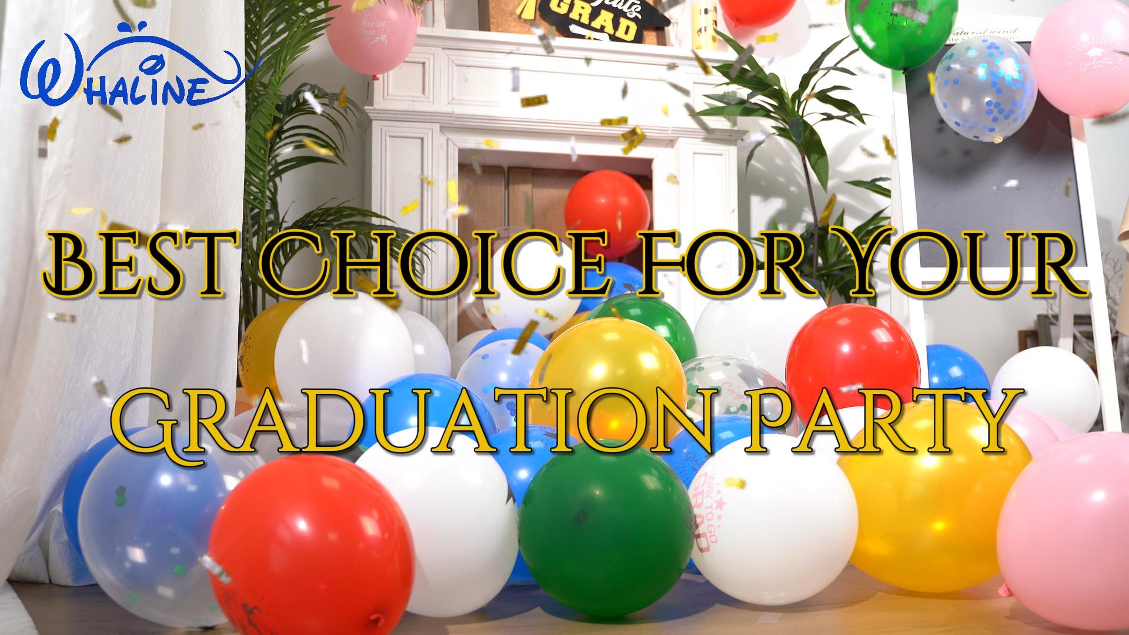 ha ★新品★LE’RURE Gradation baloon hem Amazon.com: Whaline 60Pcs Graduation Party Balloon Set 7