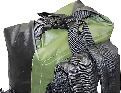 Miniatura 7 de COR Surf Mochila impermeable para bolsa seca con funda acolchada para laptop de 25 litros y 40 litros, paquete de tapa enrollable resistente