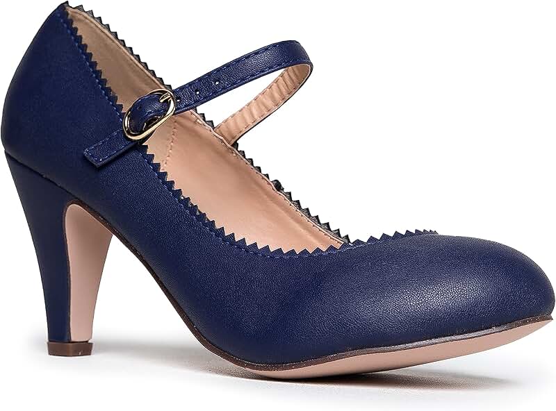 navy blue mary janes Clothing, Shoes & Jewelry