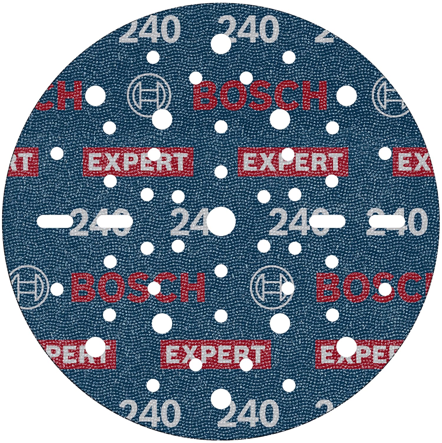 Bosch 6x EXPERT O780 Foil Sanding Disc, 150 mm (for Hardwood, Paint on wood, Ø 150 mm, Grit 240, Professional Accessory Random Orbital Sander)