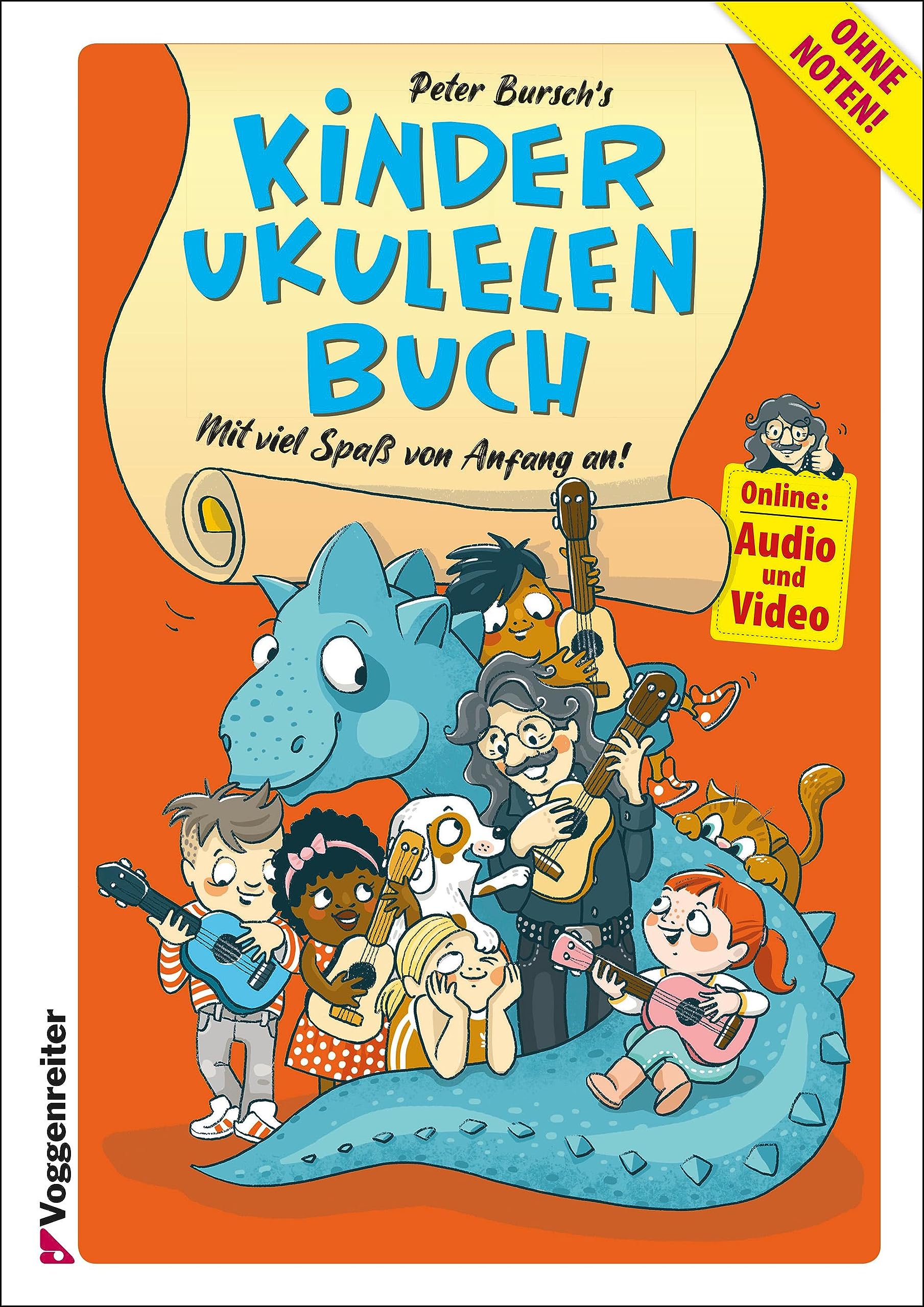 Ukulele Für Kinder Buch: 30 Lieder Lernen Und Spielen Copertina - 13