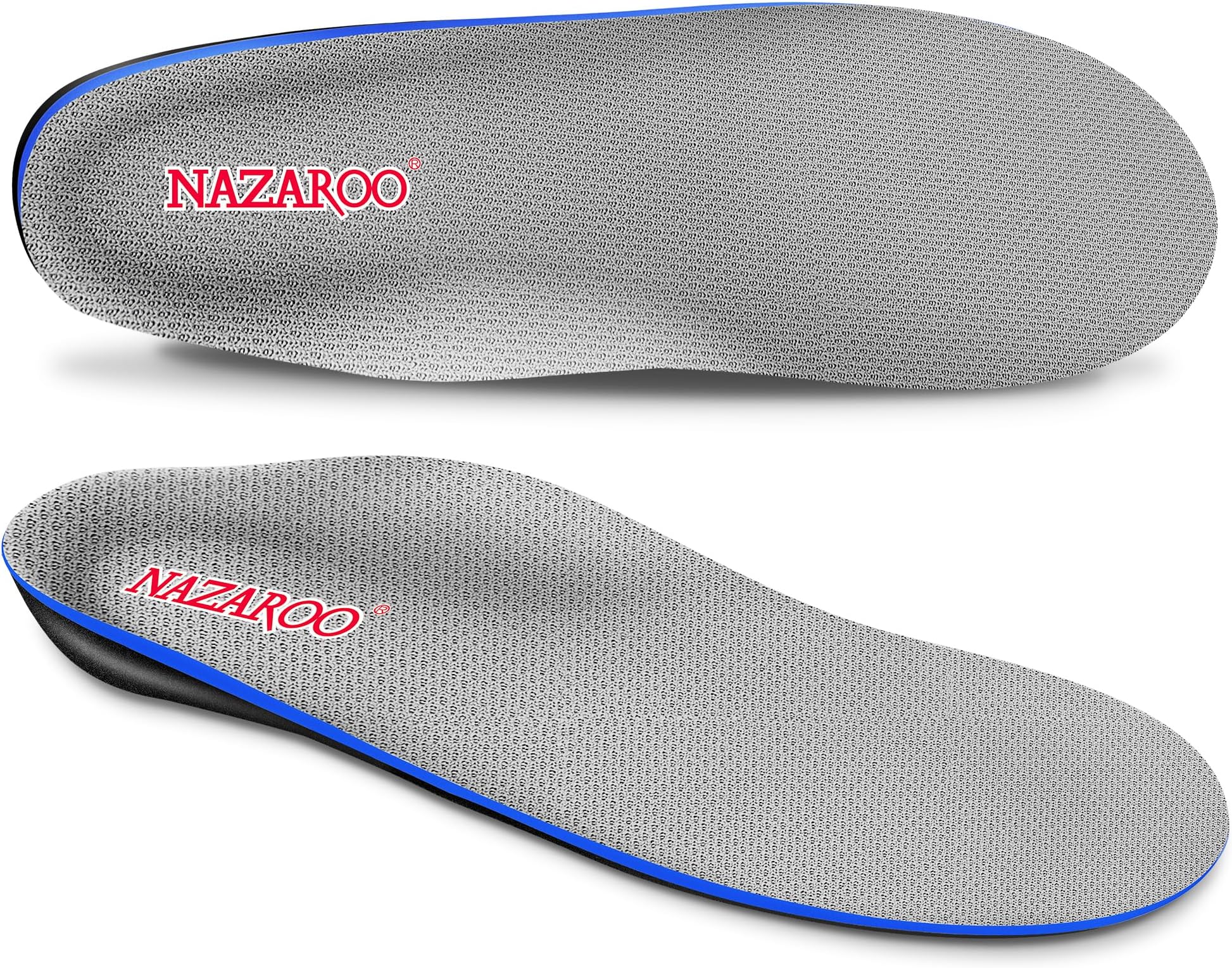 Shoe Insoles Arch Support Inserts Orthotic Insoles for Plantar Fasciitis, Flat Feet, High Arch, Pronation, Heel Spurs & Foot Pain