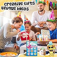 Vista 7 de Sinceroduct 100 calcomanías para niños, calcomanías para hacer tu propia cara, 20 calcomanías de animales para niños pequeños, manualidades