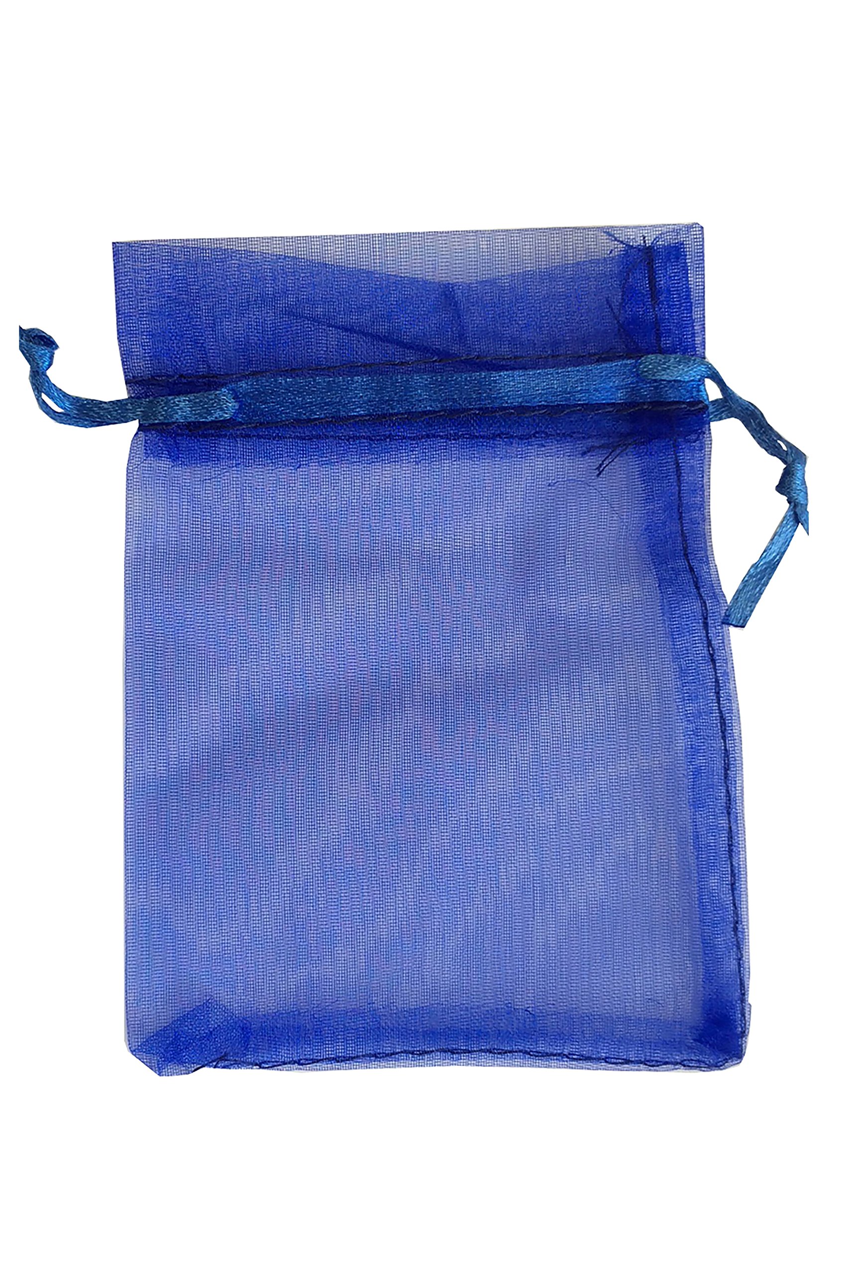 Organza Gift Bags - 10 x 15CM [Royal Blue,50]