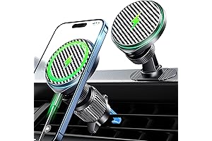 Qifutan Magnetic Car Mount for Safe Wireless Charging on the Road