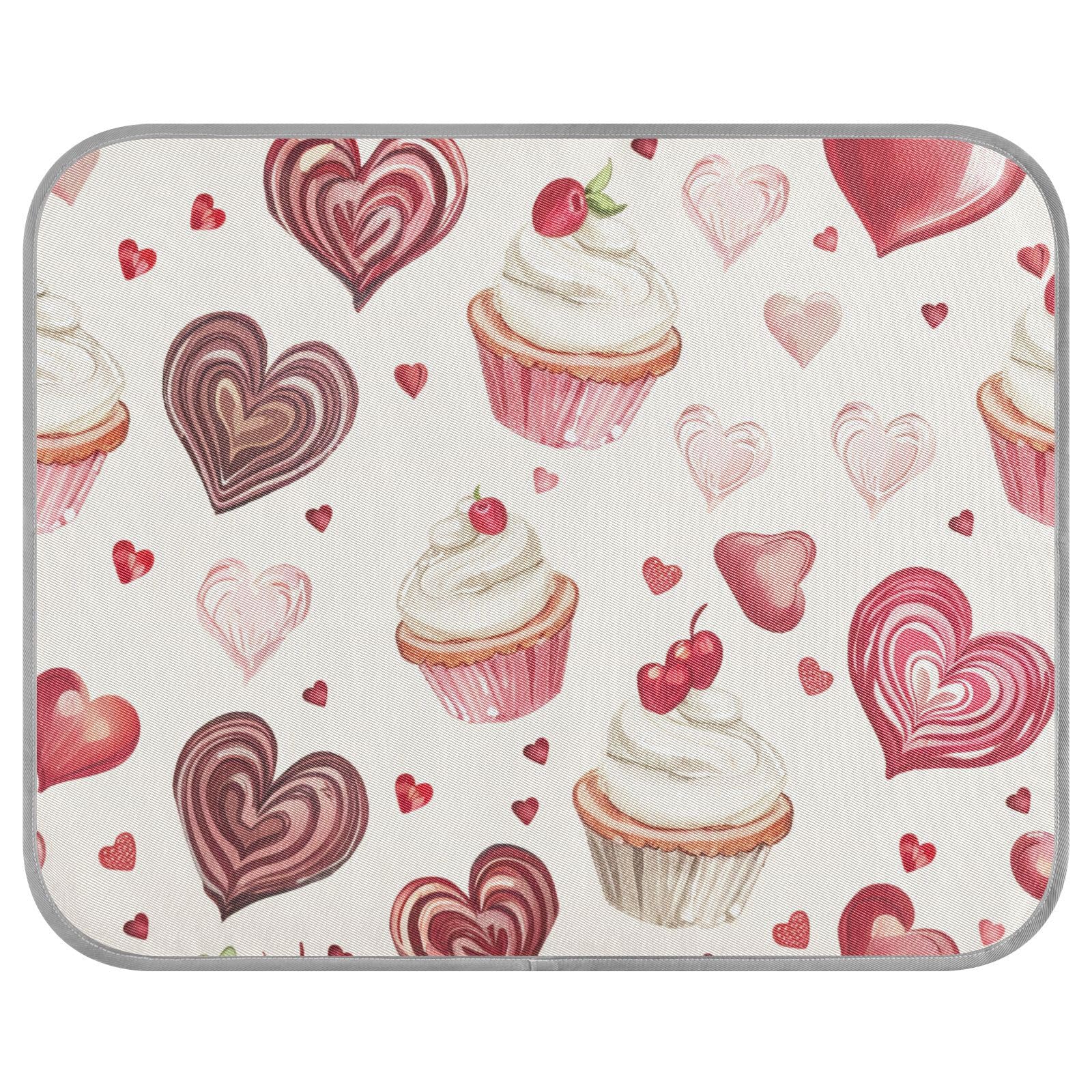 siphylline Cake Romantic Heart Summer Outdoor Cooling mat Self Cooling cat beds for Outdoor Cats for Bunny pet Safe tapete refrescante para mascotas S