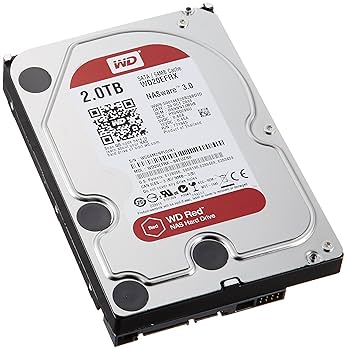 二枚セット WD WD20EFRX Red 2TB HDD (54/55) 二枚セット WD WD20EFRX Red 2TB HDD (54/55) Amazon.com
