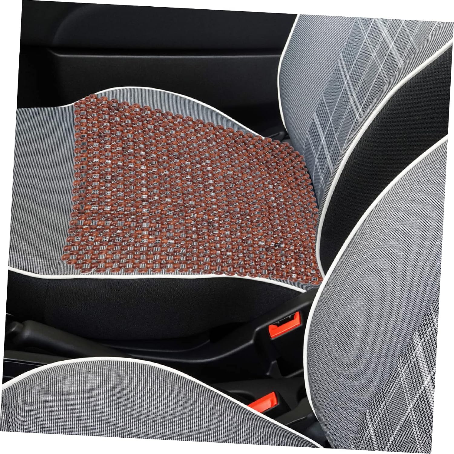 Wooden Bead Car Seat Pillow Cooling Properties Tailbone Pain Relief Back Support Car Seat Accessory