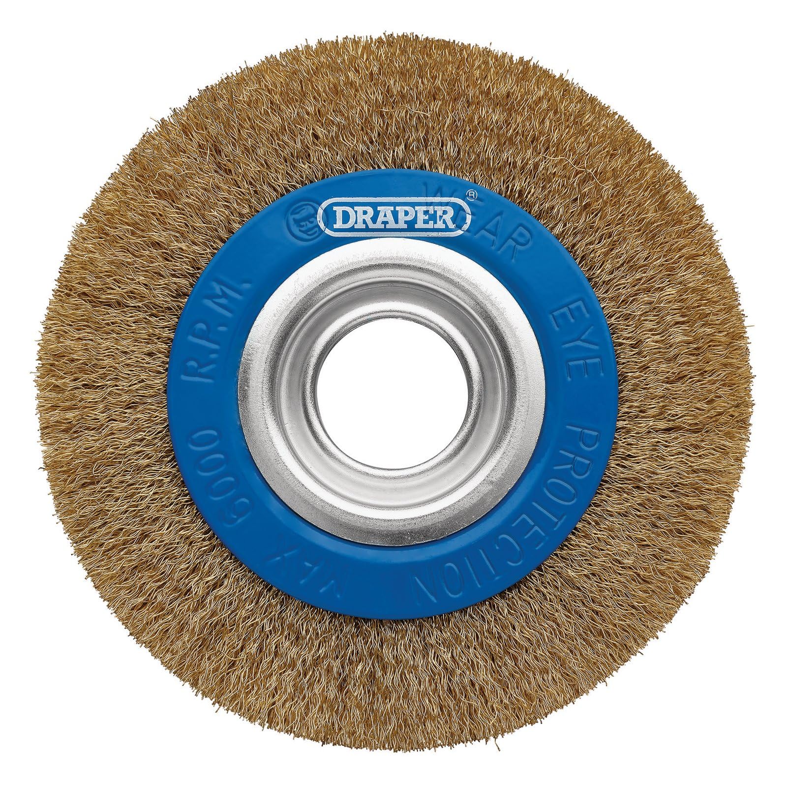 Draper Brassed Steel Bench Grinder Wire Wheel Brush
