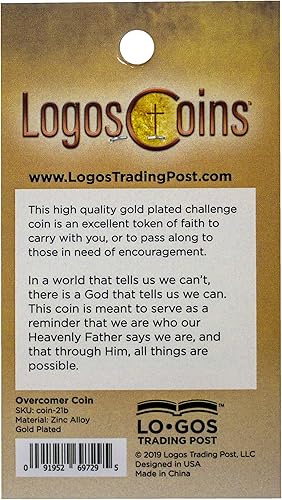 Miniatura 7 de Moneda cristiana coleccionable, para hombres y niños "I Can Do All Things" Filipenses 413, Superadores, Firme, Restaurado, Firme, Fuerte