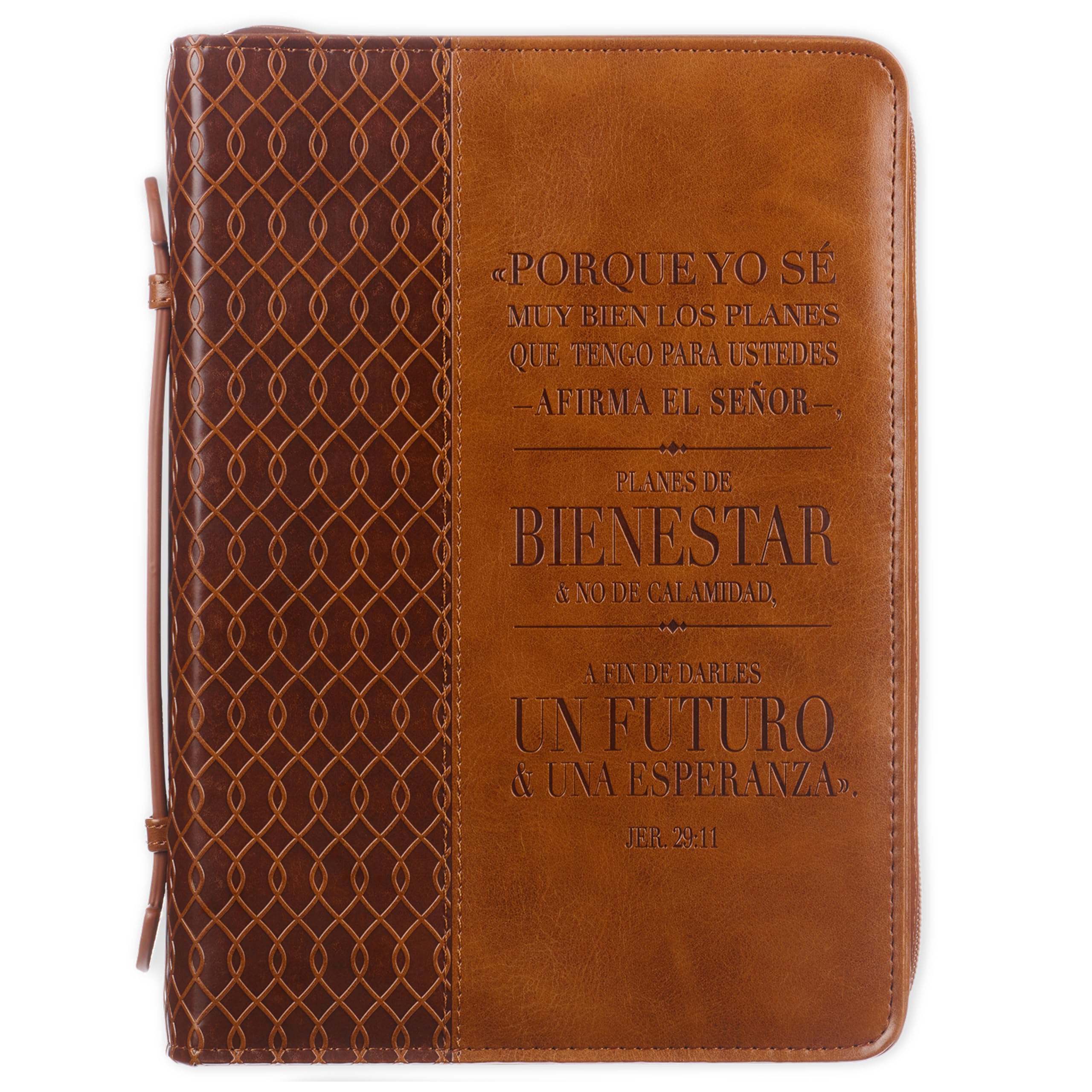 Christian Art Gifts Funda para Biblia de Símil Cuero: Futuro y Esperanza