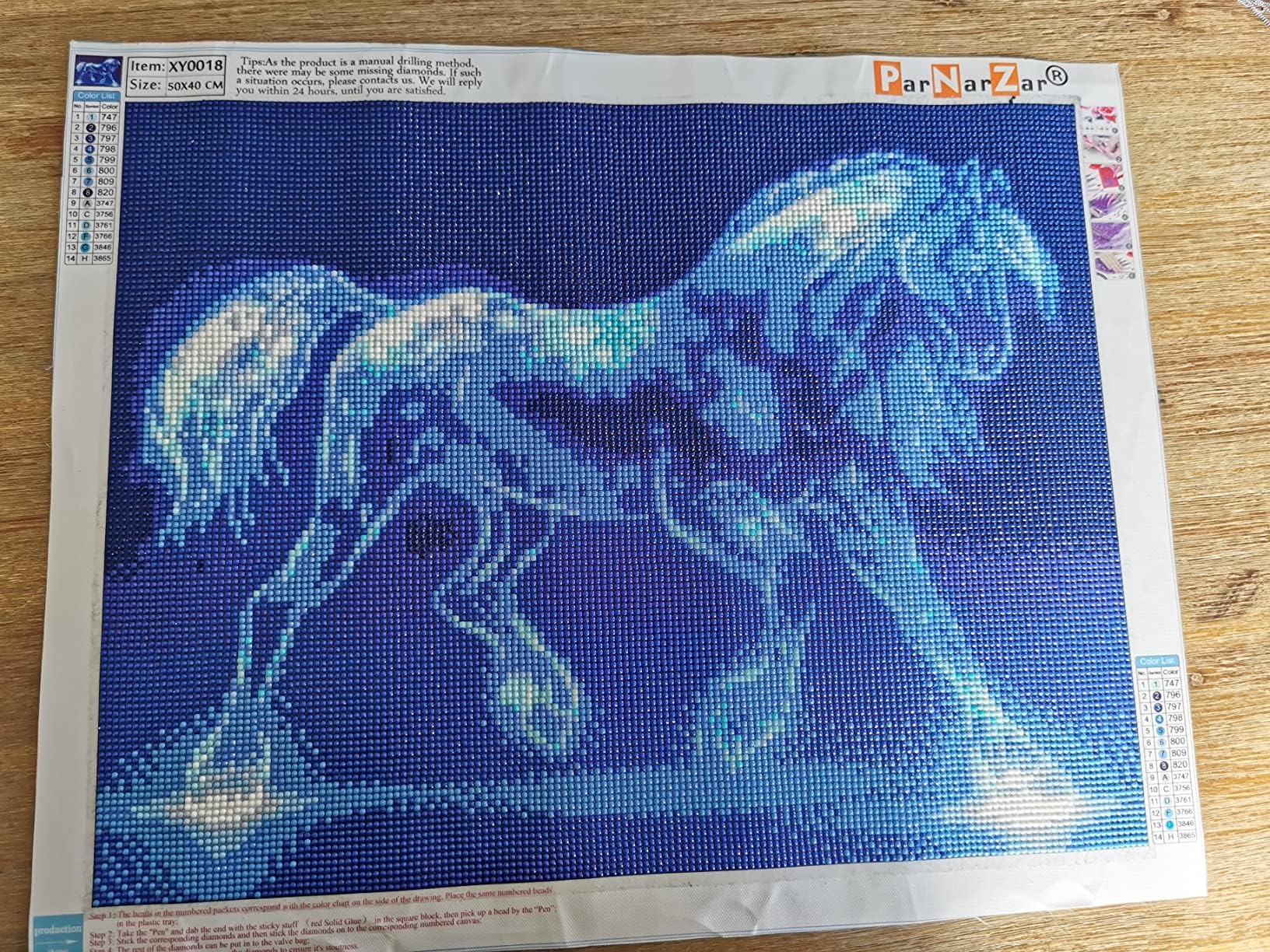 Kit Diamond Painting Bibliothèque - 40x50 Cm - Diamants Carrés 5D - Toile HD Avec Tout Le Matériel - Loisir Créatif Adulte - 10
