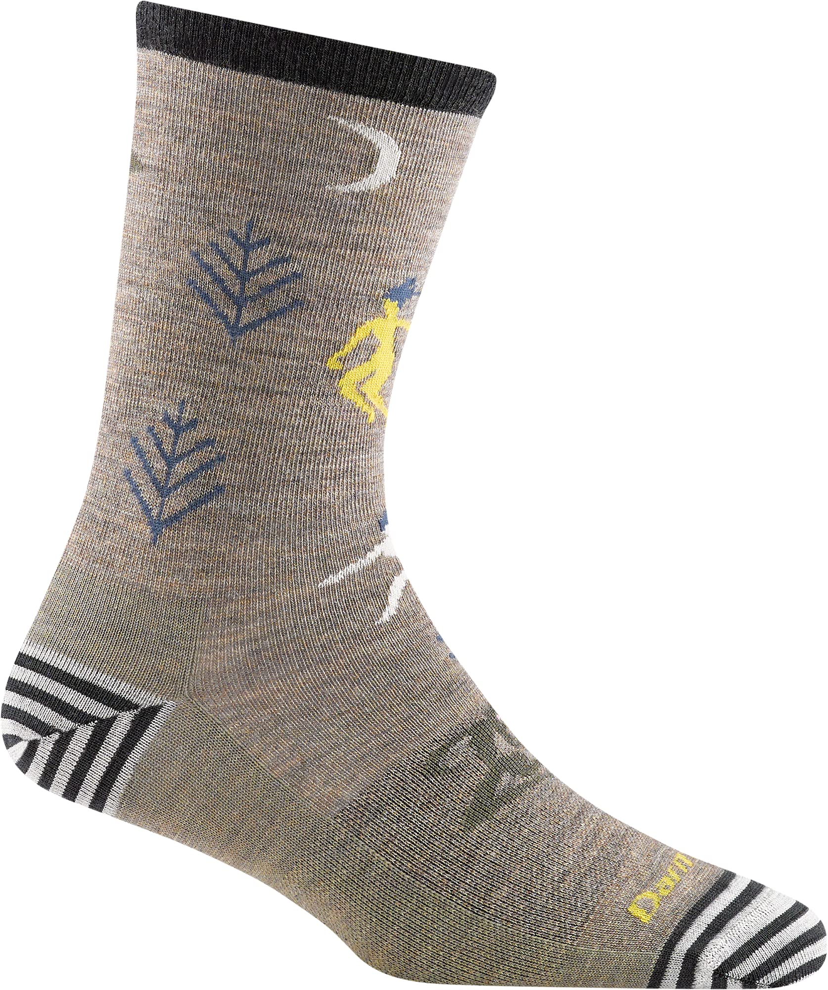 Darn Tough VermontSisterhood Crew Lightweight Dark Oatmeal LG (US 10-11.5)