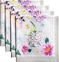 Vista 49 de Maison d' Hermine Servilletas de tela 100% algodón peinado de alta calidad, decorativas, lavables, juego de 4 servilletas para el hogar, cocina