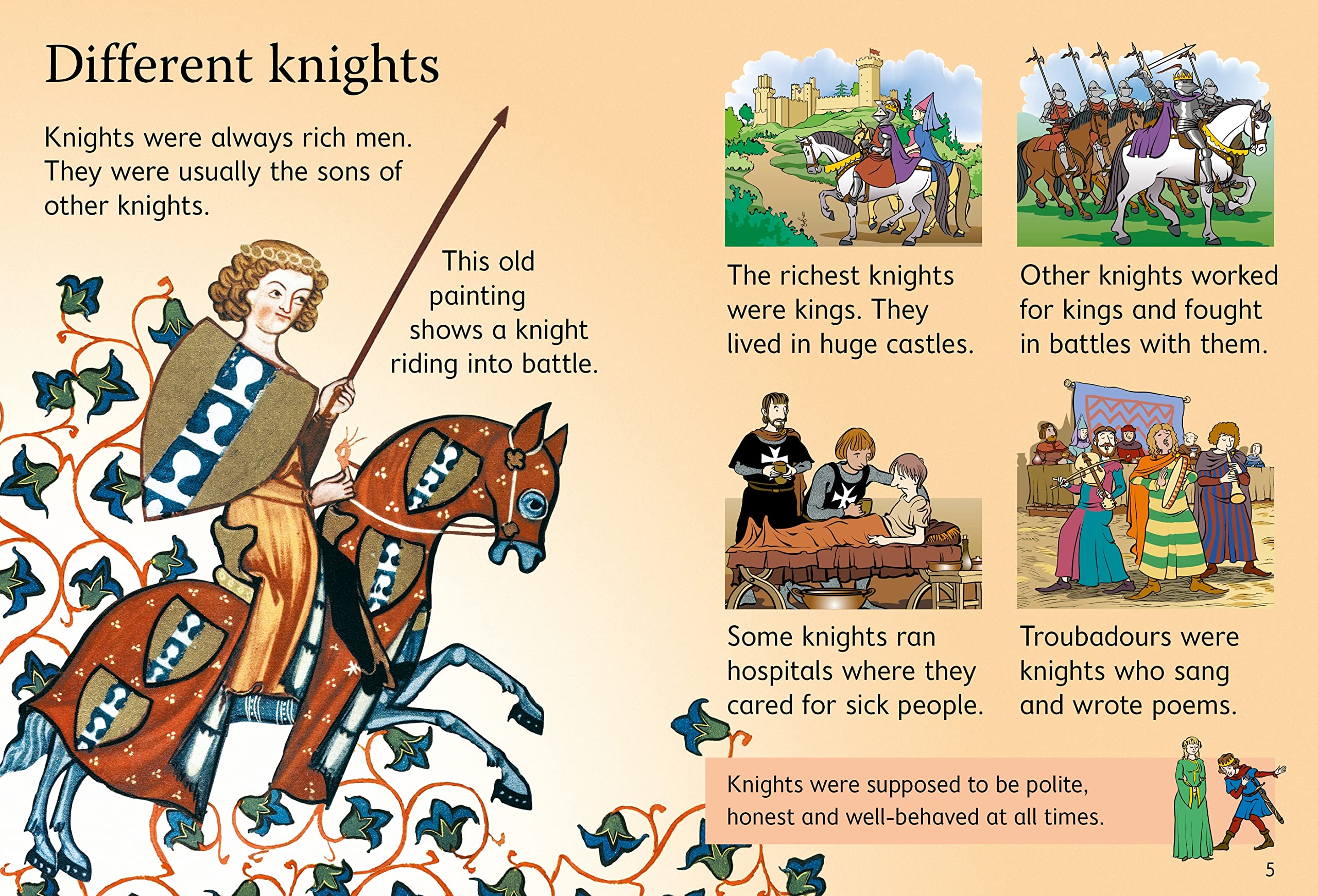 Knights (Usborne Beginners)