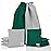 Play Platoon Professional Cornhole Bags - Set of 8 Regulation All Weather Two Sided Bean Bags for Pro Corn Hole Game - 4 Hunter Green & 4 Gray