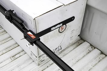 HitchMate Cargo Stabilizer Bar Compact Size 50 to 65 with StabiLoad Divider Bar and Cargo Net