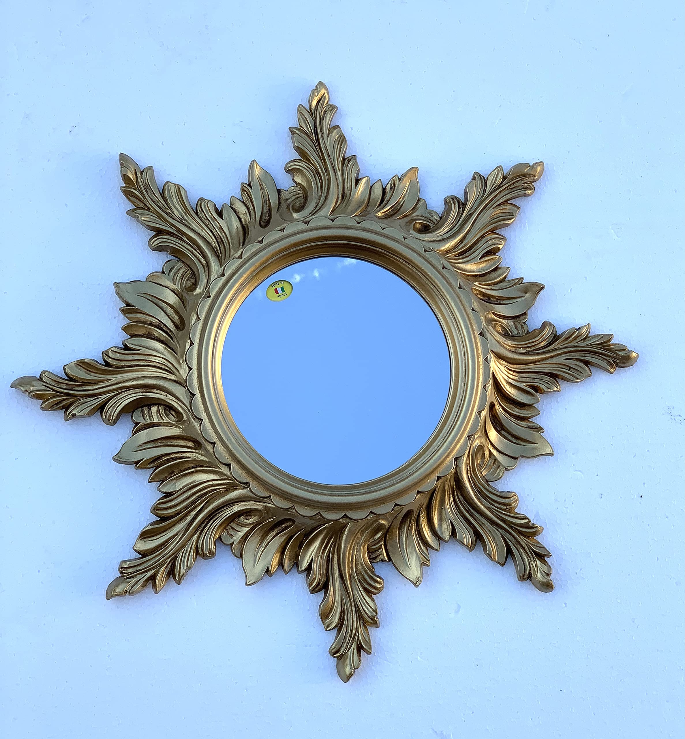 artissimo C531 Barok decoratieve wandspiegel, ovaal, goud