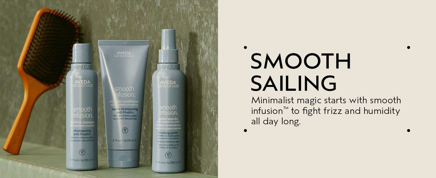 Aveda Smooth Infusion Anti-Frizz Conditioner | Smoothing Conditioner | Frizz Control | Protects Against Humidity | Silicone Free | for Medium and Thick Hair | 99% Naturally Derived*