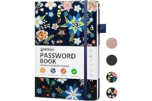 Password Keeper Book Large: Bloom's User-Friendly Cybersecurity Companion