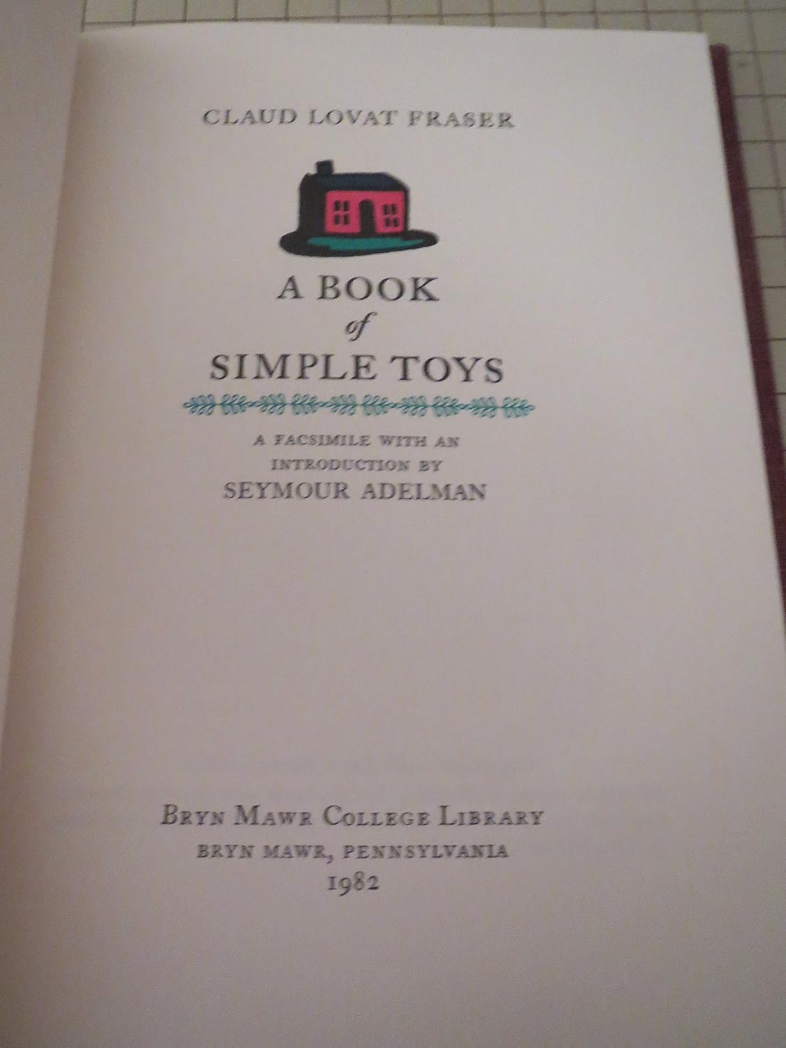 A book of simple toys      Hardcover – January 1, 1982