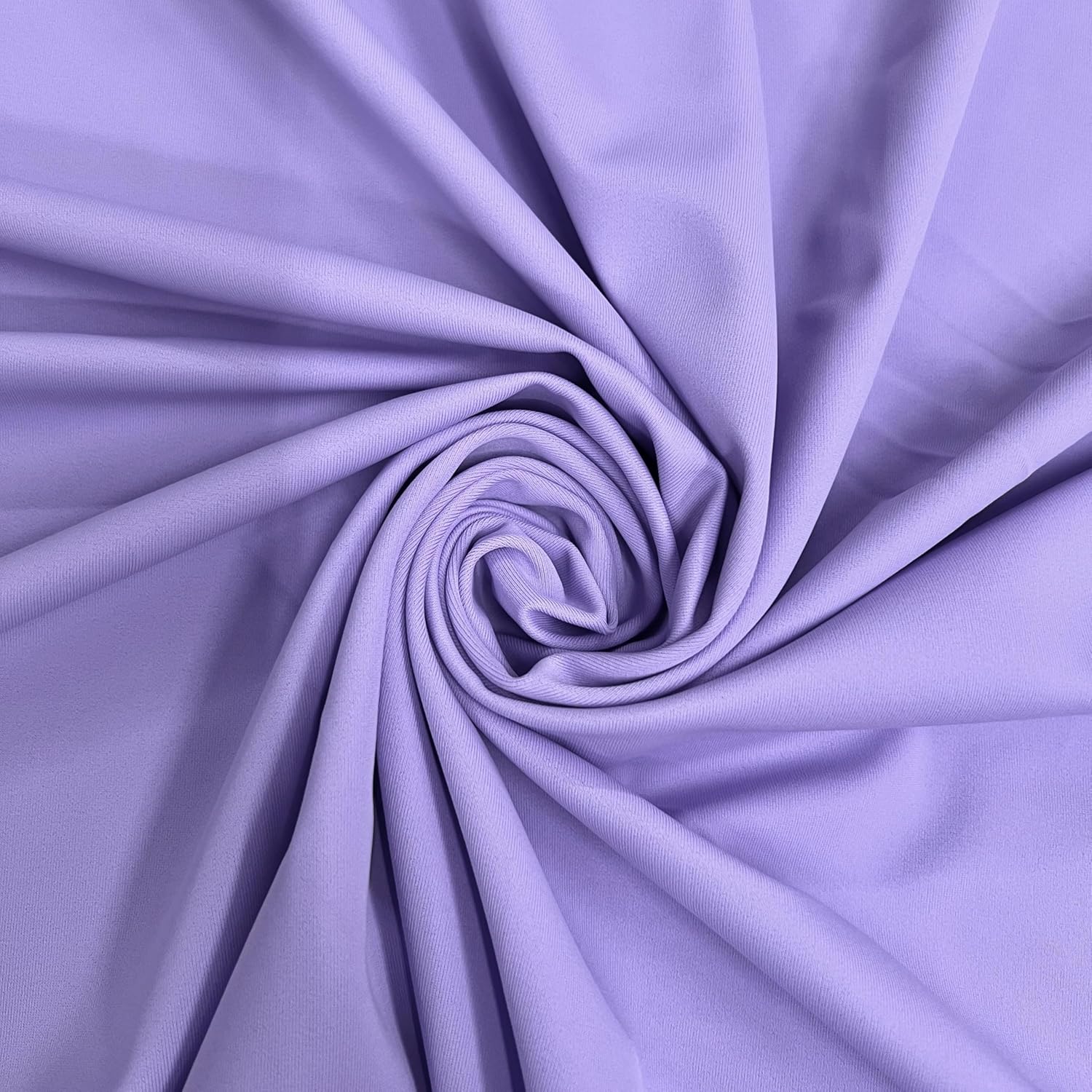 Giselle Lavender Nylon Spandex Stretch Matte Tricot Medium Weight Fabric for Apparel, Swimwear, Activewear, Sportswear, Costumes, Crafts