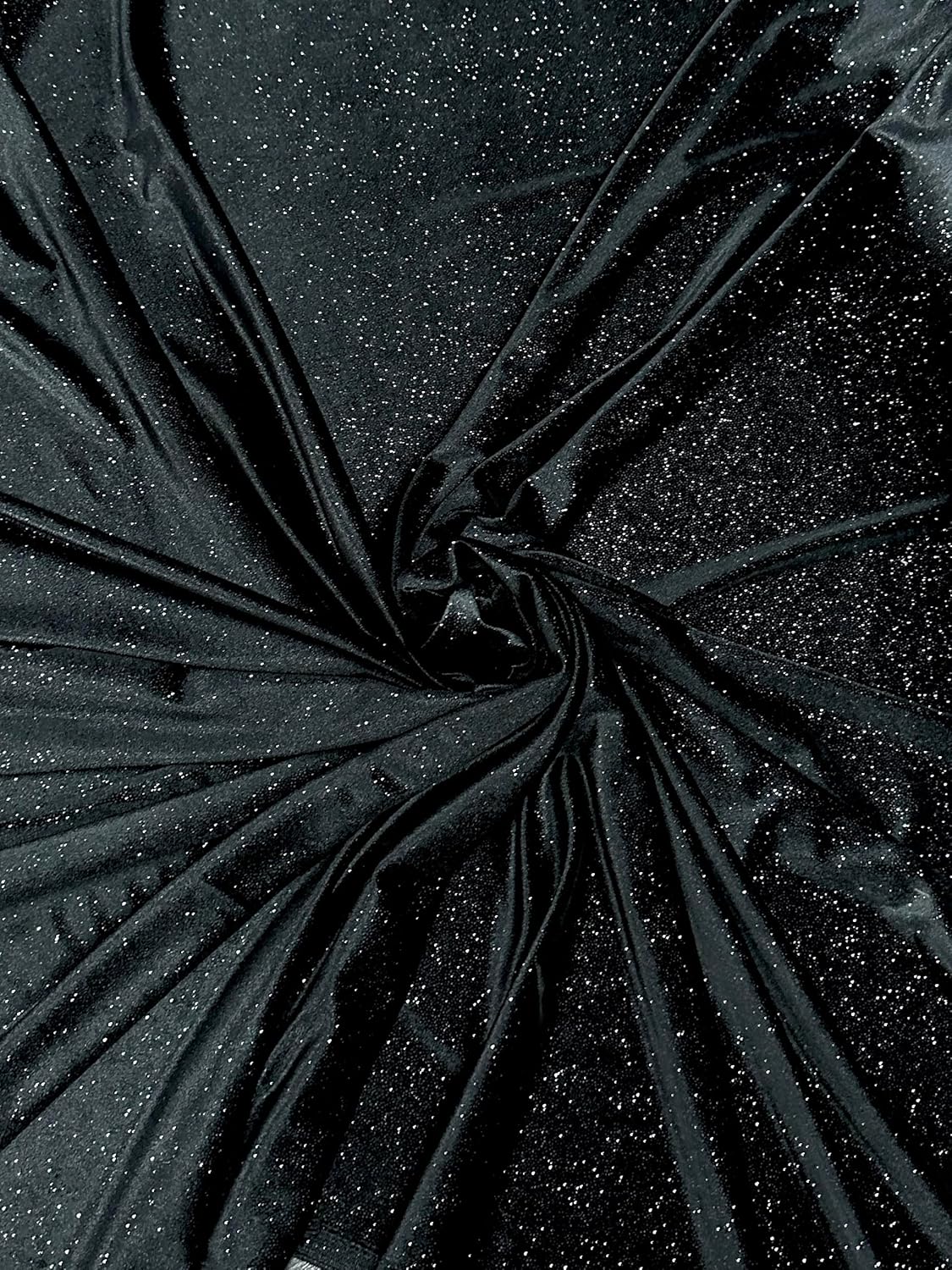 Glitter Velvet Fabric Soft Stretchy Cloth with Shimmers