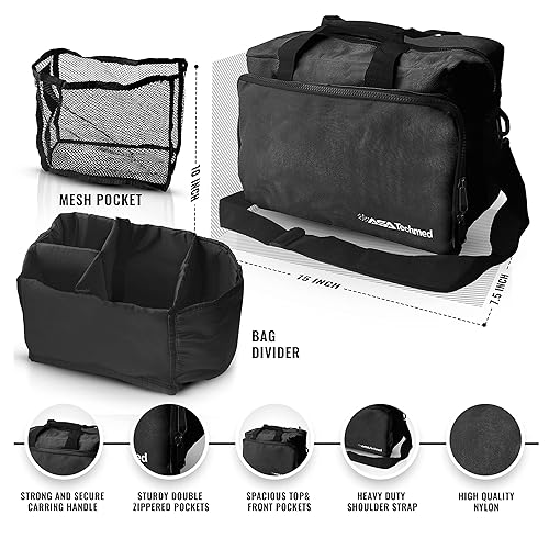 Miniatura 2 de ASA TECHMED Kit básico de enfermería para el trabajo, estetoscopio, monitor de presión arterial, otoscopio, diapasones y más. Kit médico de 18