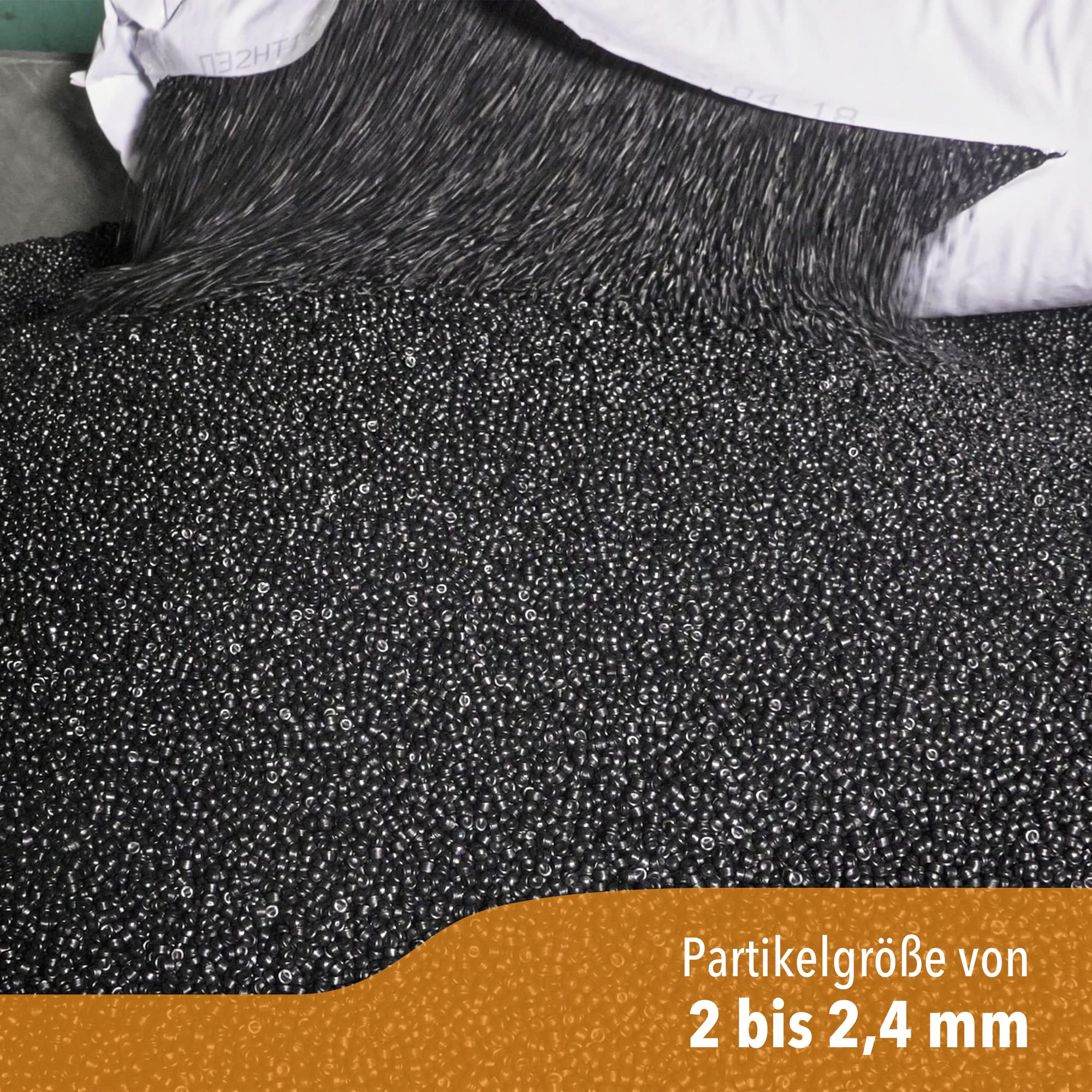 Produktbild von Eisengranulat Kantig 500 G – Körnung 0,1–0,4 Mm, Martensitisch, 40–52 HRC, Für Modellbau Und Oberflächenbehandlung