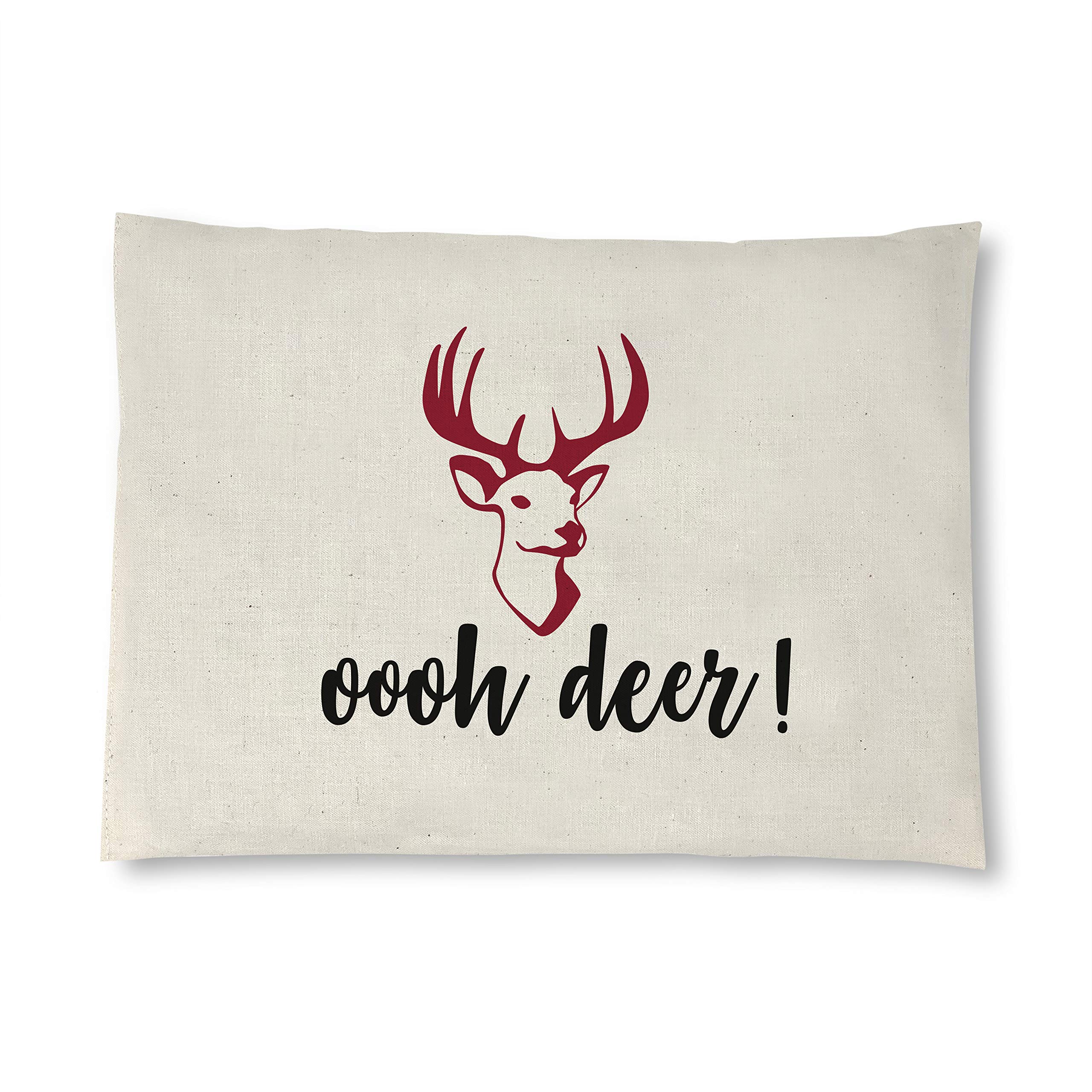 Reelax.me Kirschkernkissen, Körnerkissen für die Mikrowelle Oh Deer – lustiges kleines Geschenk für Männer, Frauen, Jäger & Jägerinnen - Geschenkidee als Kühlkissen oder Wärmekissen
