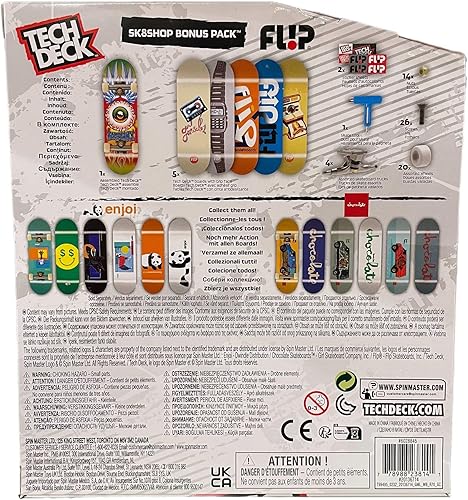 Miniatura 2 de TECH DECK Sk8shop - Paquete de bonificación de patineta con dedo serie 2022 Flip paquete de bono Sk8shop