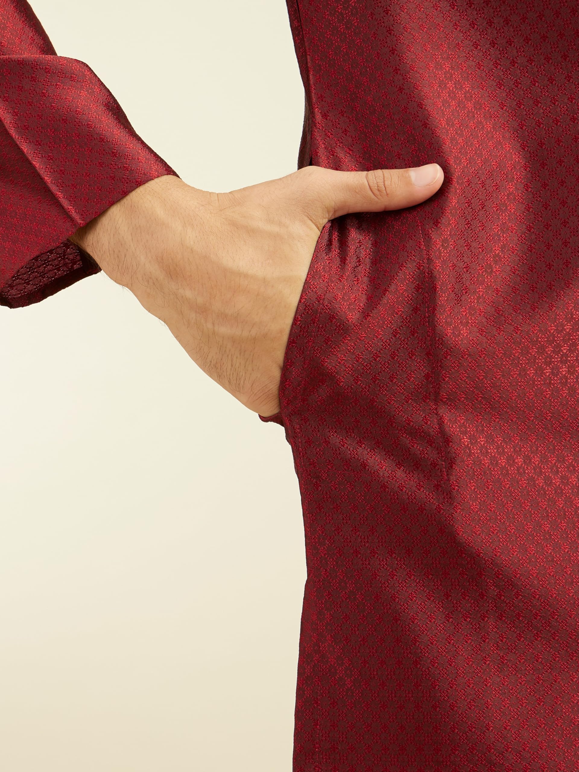 DIWAS BY MANYAVAR Kurta - Confezione da 2 filati di seta da uomo
