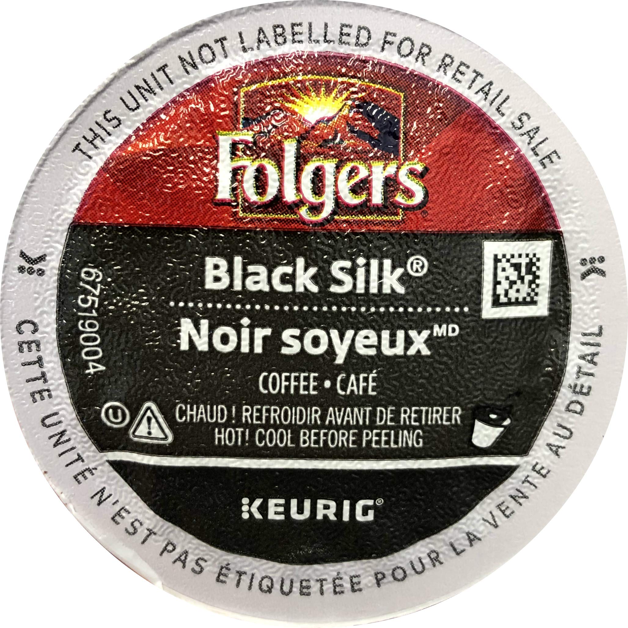 Amazon.com: Folgers Black Silk K-Cups for Keurig Brewers, 18Count  (Packaging May Vary) : Grocery & Gourmet Food