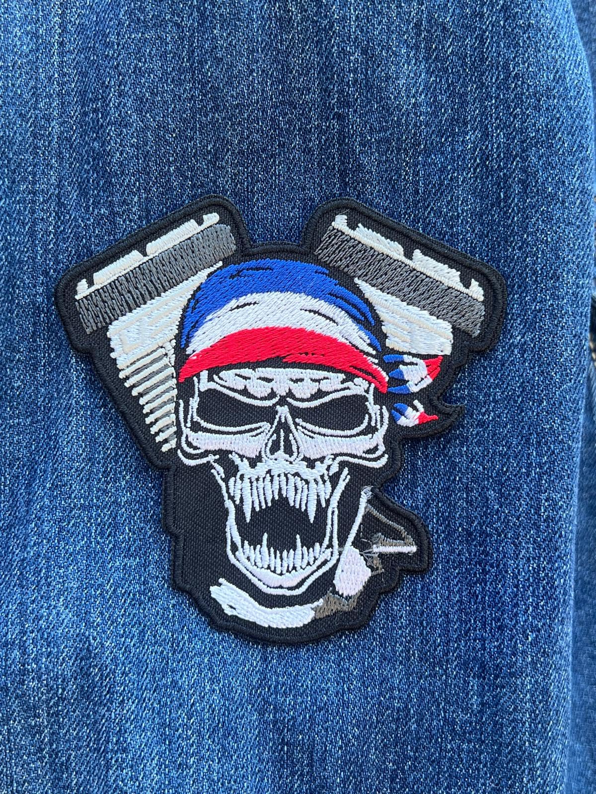 Patch Per Jeans Peace Pace - Toppe Termoadesive Patch Toppa Ricamate, Misura: 5,7 X 7 Cm Toppa Ricamata Termoadesiva