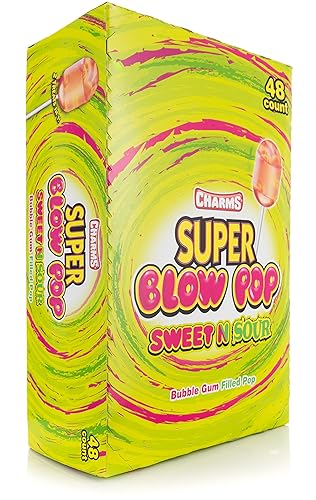 Miniatura 7 de Charms Blow Pop, Limited Edition Way2Sour Lollipops, 10.4 oz Bag
