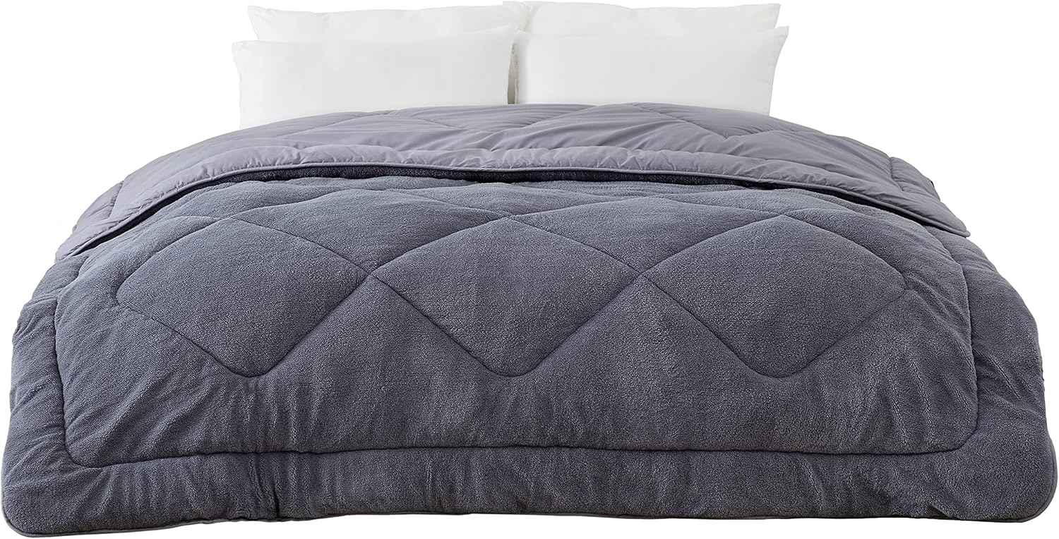 Renato Balestra Samt-Steppdecke Für Doppelbett – 260x260 Cm, 300 G/m² Polyesterfüllung, Hypoallergen